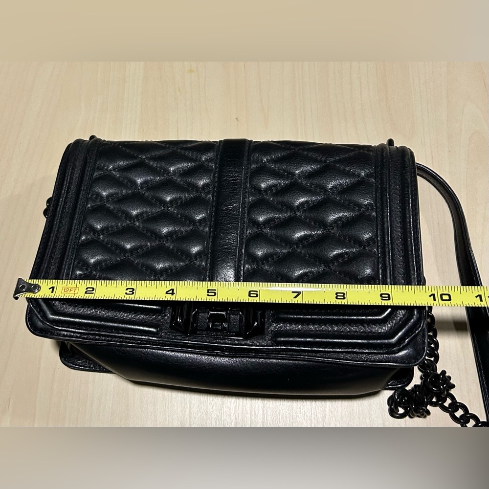 Rebecca Minkoff - small black leather handbag - Picture 2 of 11